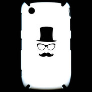 Coque Black Berry 8520 chapeau moustache