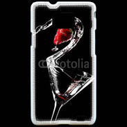 Coque Samsung Galaxy S2 Cocktail de fraise