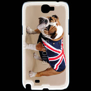Coque Samsung Galaxy Note 2 Bulldog anglais en tenue