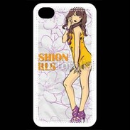 Coque iPhone 4 / iPhone 4S Fashion girl manga