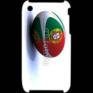 Coque iPhone 3G / 3GS Ballon de rugby Portugal