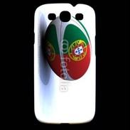 Coque Samsung Galaxy S3 Ballon de rugby Portugal