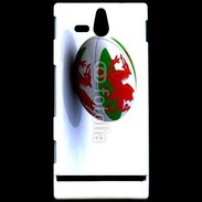 Coque SONY Xperia U Ballon de rugby Pays de Galles
