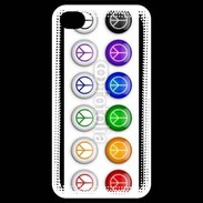 Coque iPhone 4 / iPhone 4S Love and peace 5