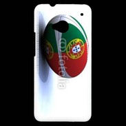 Coque HTC One Ballon de rugby Portugal