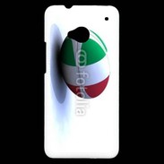 Coque HTC One Ballon de rugby Italie