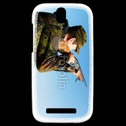 Coque HTC One SV Chasseur 2