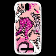 Coque HTC One SV Corset glamour