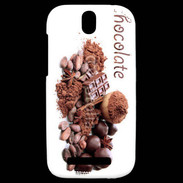 Coque HTC One SV Amour de chocolat