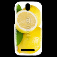 Coque HTC One SV Citron jaune