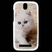 Coque HTC One SV Adorable chaton persan 2