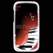 Coque HTC One SV Abstract piano 2