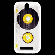 Coque HTC One SV Cassette audio transparente 1