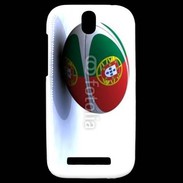 Coque HTC One SV Ballon de rugby Portugal