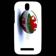 Coque HTC One SV Ballon de rugby Pays de Galles