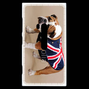 Coque Nokia Lumia 920 Bulldog anglais en tenue