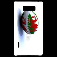 Coque LG Optimus L7 Ballon de rugby Pays de Galles