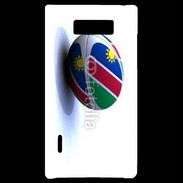Coque LG Optimus L7 Ballon de rugby Namibie