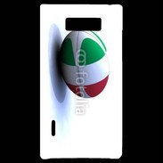 Coque LG Optimus L7 Ballon de rugby Italie