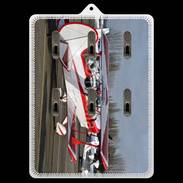 Porte clés Biplan rouge et blanc 10