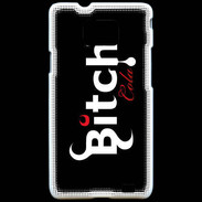 Coque Samsung Galaxy S2 Bitch Cola fond noir