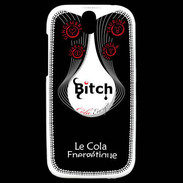 Coque HTC One SV Bitch Cola goutte