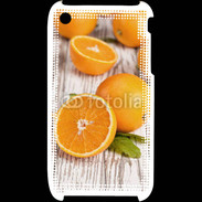 Coque iPhone 3G / 3GS Belles oranges sur fond en bois