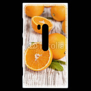 Coque Nokia Lumia 920 Belles oranges sur fond en bois