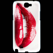 Coque Samsung Galaxy Note 2 Bouche sexy gloss rouge
