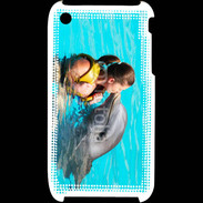 Coque iPhone 3G / 3GS Bisou de dauphin