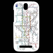 Coque HTC One SV Plan de métro de Londres