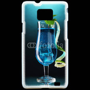 Coque Samsung Galaxy S2 Cocktail bleu