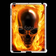 Coque iPad 2/3 crâne en feu