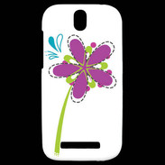Coque HTC One SV fleurs 3