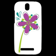 Coque HTC One SV fleurs 4