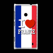 Coque Nokia Lumia 520 I love France 2