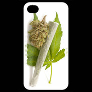 Coque iPhone 4 / iPhone 4S Feuille de cannabis 5