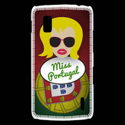 Coque LG Nexus 4 Miss Portugal Blonde