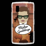 Coque LG Nexus 4 Mister Guadeloupe Chatain