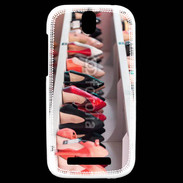Coque HTC One SV Dressing chaussures