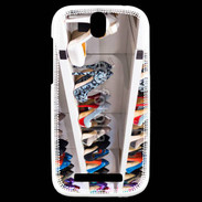 Coque HTC One SV Dressing chaussures 2