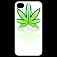 Coque iPhone 4 / iPhone 4S Feuille de cannabis 2