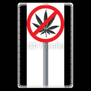 Etui carte bancaire Cannabis interdit
