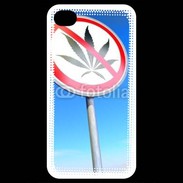 Coque iPhone 4 / iPhone 4S Interdiction de cannabis