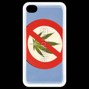 Coque iPhone 4 / iPhone 4S Interdiction de cannabis 3