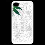 Coque iPhone 4 / iPhone 4S Fond cannabis