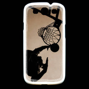 Coque Samsung Galaxy S3 Basket en noir et blanc