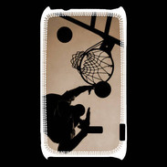 Coque Sony Xperia Typo Basket en noir et blanc