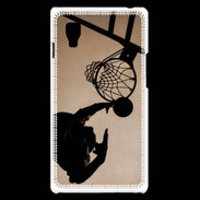 Coque LG Optimus L9 Basket en noir et blanc