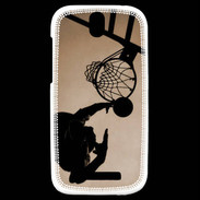 Coque HTC One SV Basket en noir et blanc